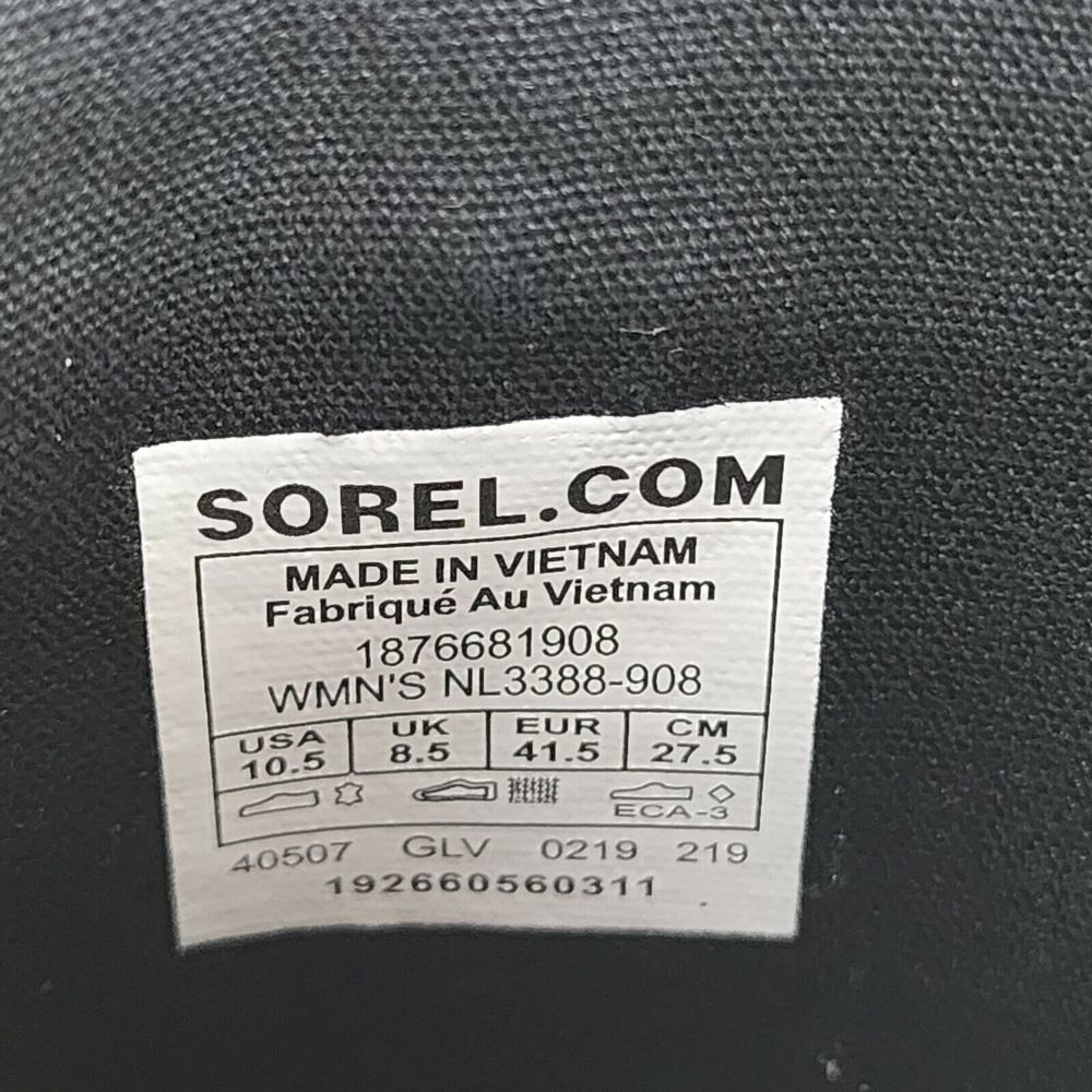 Sorel Cate Tall Brown Leather Waterproof Knee High Zip Women's Boots Size 10.5 - Picture 12 of 12